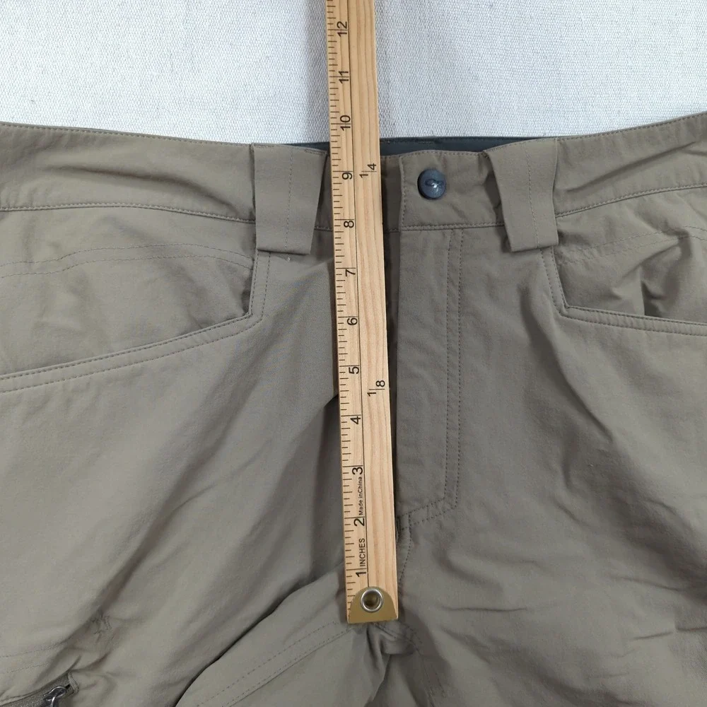 Outdoor Research Pants Mens 34x32 Brown Voodoo Stretch Zip Pocket Hiking